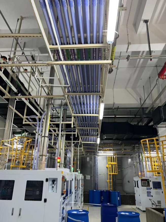 客户现场化学品供应系统安装实例